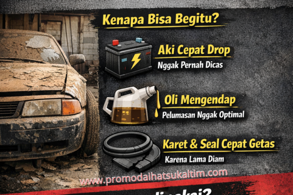 Kenapa Mobil Jarang Dipakai Justru Lebih Cepat Bermasalah