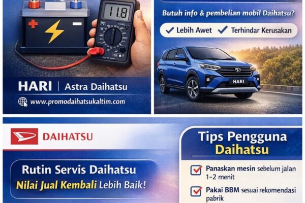 Pentingnya Perawatan Rutin Mobil Daihatsu untuk Kenyamanan dan Nilai Jual Kembali
